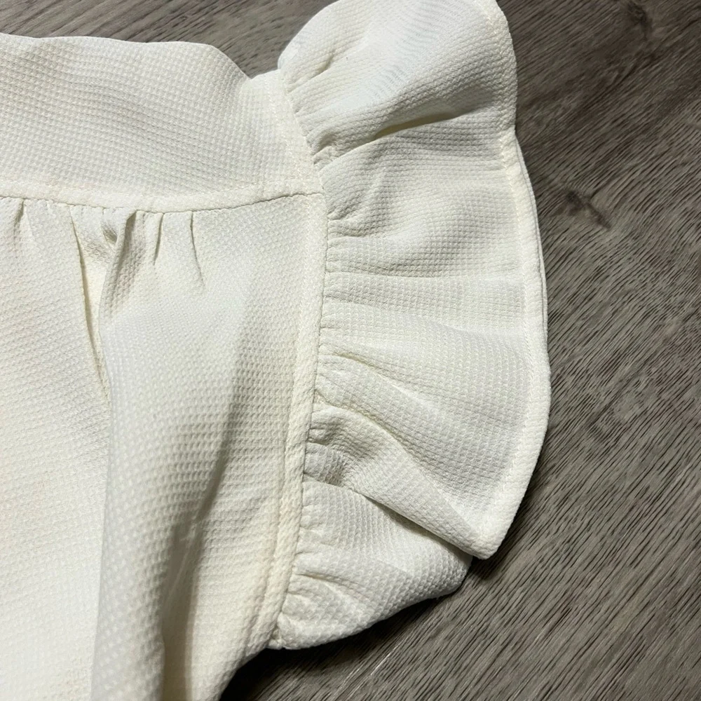 Entro boutique Waffle Knit Romper size S - Picture 4 of 7